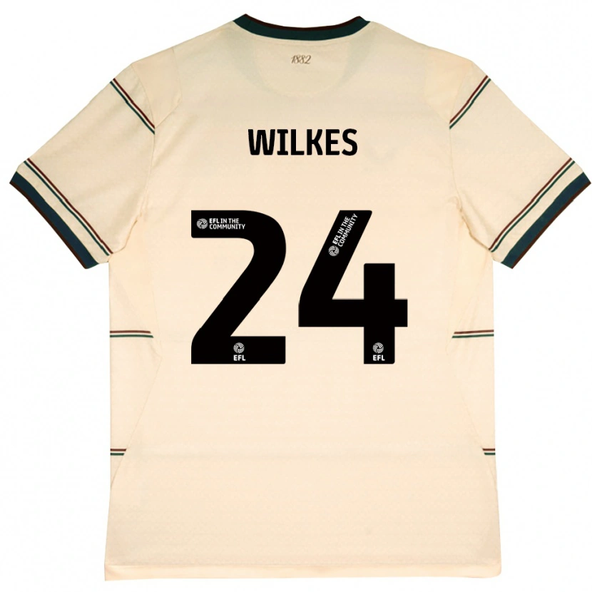 Danxen Kinder Tilly Wilkes #24 Beige Burgund Auswärtstrikot Trikot 2026/27 T-Shirt Schweiz
