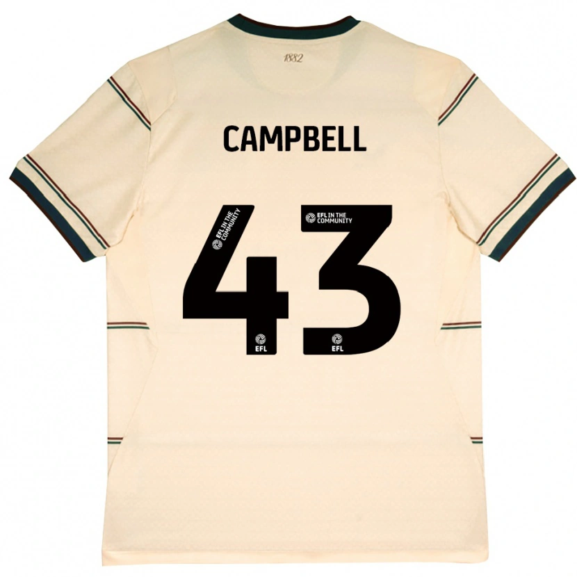 Danxen Kinder Murray Campbell #43 Beige Burgund Auswärtstrikot Trikot 2026/27 T-Shirt Schweiz