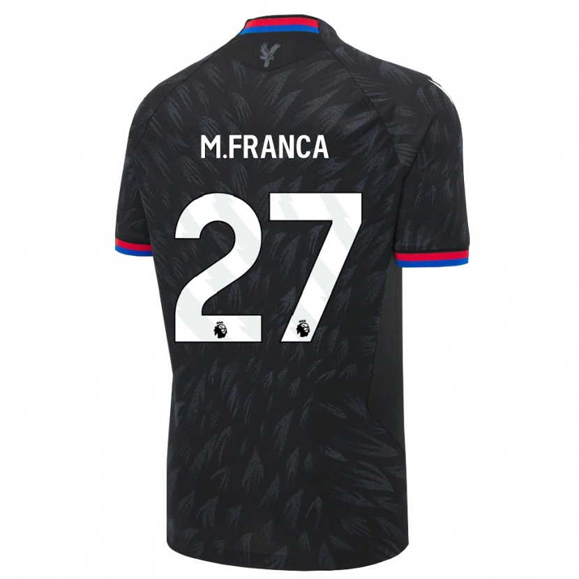 Danxen Kinder Matheus França #27 Schwarz Blau Rot Auswärtstrikot Trikot 2026/27 T-Shirt Schweiz