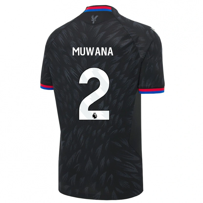Danxen Kinder Joshua Muwana #2 Schwarz Blau Rot Auswärtstrikot Trikot 2026/27 T-Shirt Schweiz