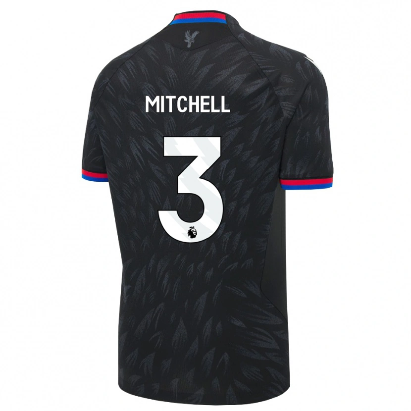 Danxen Kinder Tyrick Mitchell #3 Schwarz Blau Rot Auswärtstrikot Trikot 2026/27 T-Shirt Schweiz