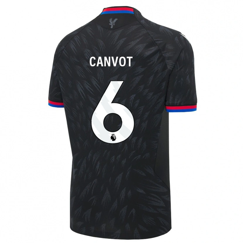 Danxen Kinder Jaydee Canvot #6 Schwarz Blau Rot Auswärtstrikot Trikot 2026/27 T-Shirt Schweiz