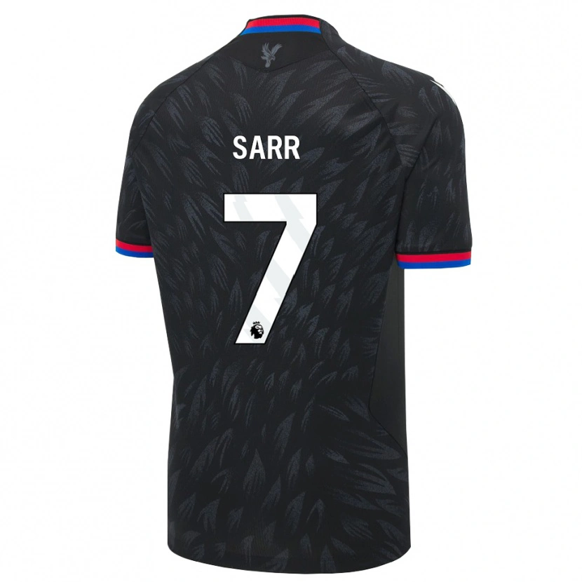 Danxen Kinder Ismaïla Sarr #7 Schwarz Blau Rot Auswärtstrikot Trikot 2026/27 T-Shirt Schweiz