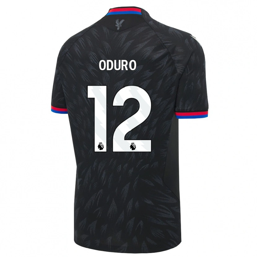Danxen Kinder Stuart Oduro #12 Schwarz Blau Rot Auswärtstrikot Trikot 2026/27 T-Shirt Schweiz
