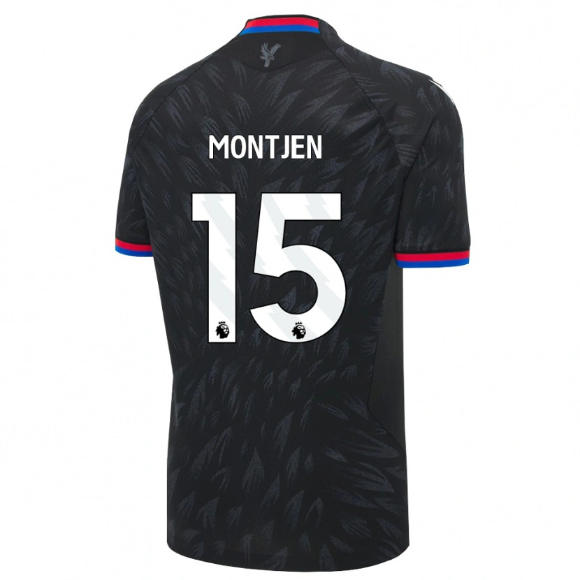 Danxen Kinder David Angibeaud #15 Schwarz Blau Rot Auswärtstrikot Trikot 2026/27 T-Shirt Schweiz