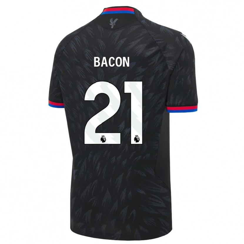 Danxen Kinder Skye Bacon #21 Schwarz Blau Rot Auswärtstrikot Trikot 2026/27 T-Shirt Schweiz