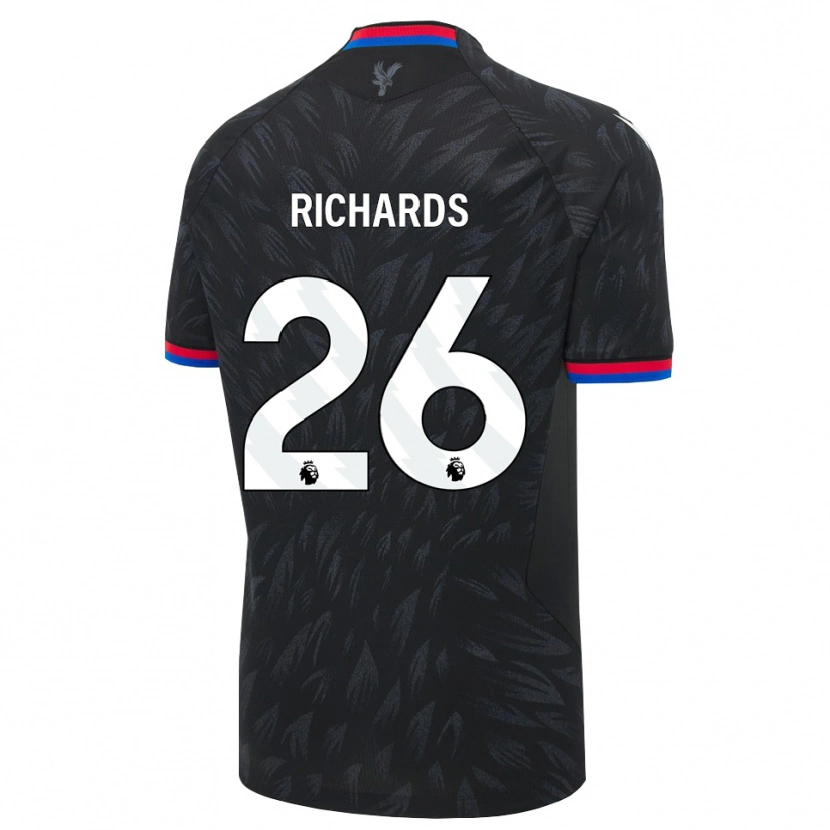 Danxen Kinder Chris Richards #26 Schwarz Blau Rot Auswärtstrikot Trikot 2026/27 T-Shirt Schweiz