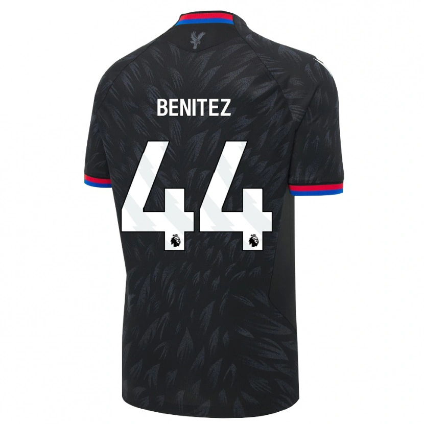 Danxen Kinder Walter Benítez #44 Schwarz Blau Rot Auswärtstrikot Trikot 2026/27 T-Shirt Schweiz