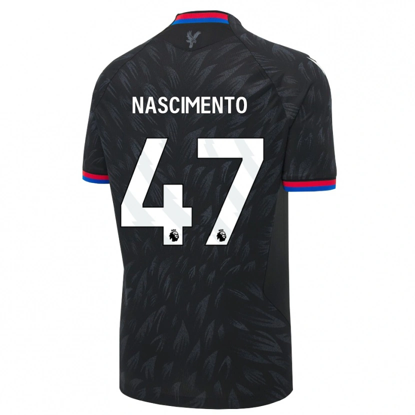 Danxen Kinder Adler Nascimento #47 Schwarz Blau Rot Auswärtstrikot Trikot 2026/27 T-Shirt Schweiz