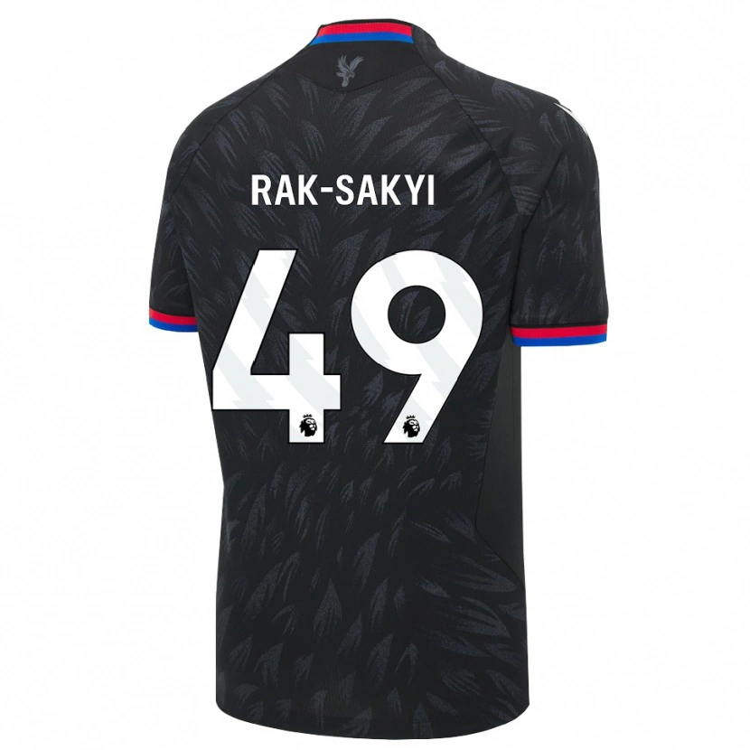 Danxen Kinder Jesurun Rak-Sakyi #49 Schwarz Blau Rot Auswärtstrikot Trikot 2026/27 T-Shirt Schweiz
