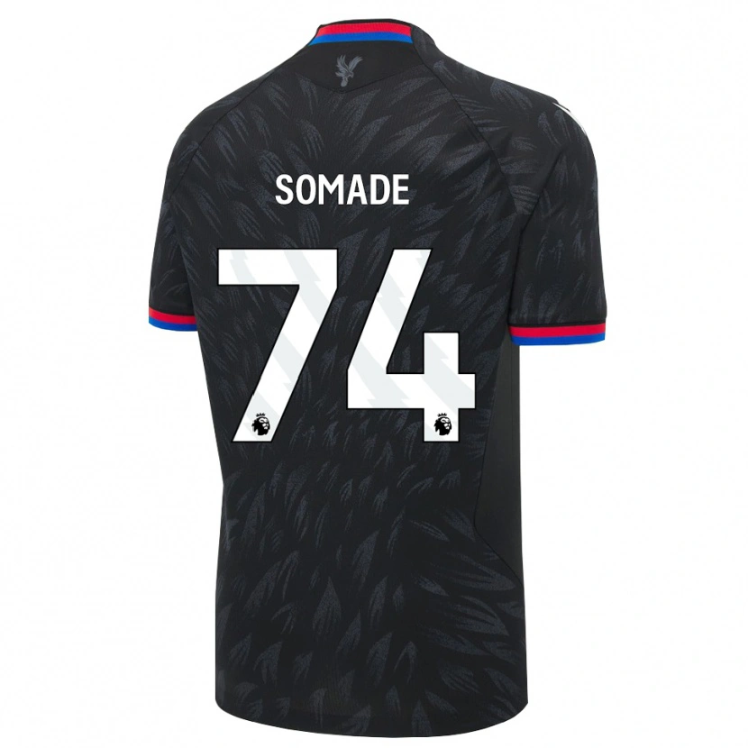 Danxen Kinder Sean Somade #74 Schwarz Blau Rot Auswärtstrikot Trikot 2026/27 T-Shirt Schweiz