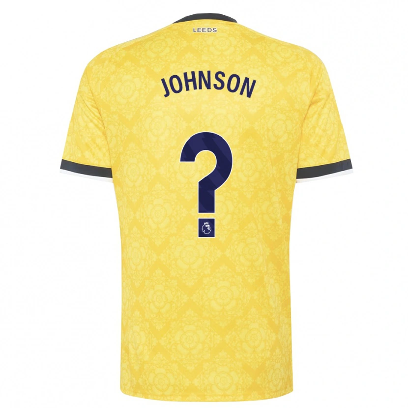 Danxen Kinder Oluwatobi Johnson #0 Gelb Weiß Schwarz Auswärtstrikot Trikot 2026/27 T-Shirt Schweiz