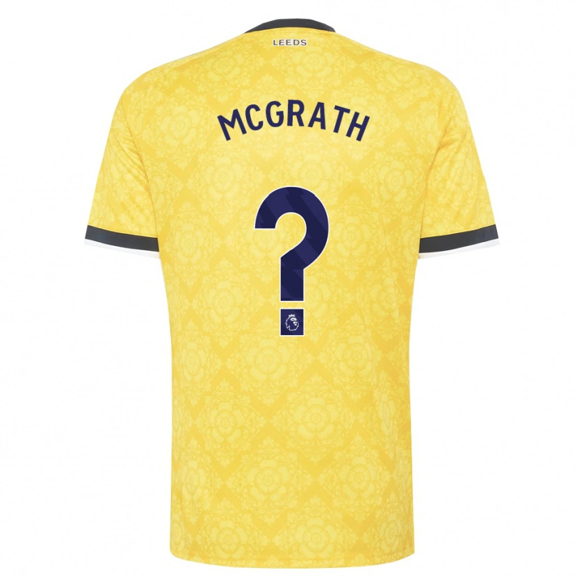 Danxen Kinder Ronnie Mcgrath #0 Gelb Weiß Schwarz Auswärtstrikot Trikot 2026/27 T-Shirt Schweiz