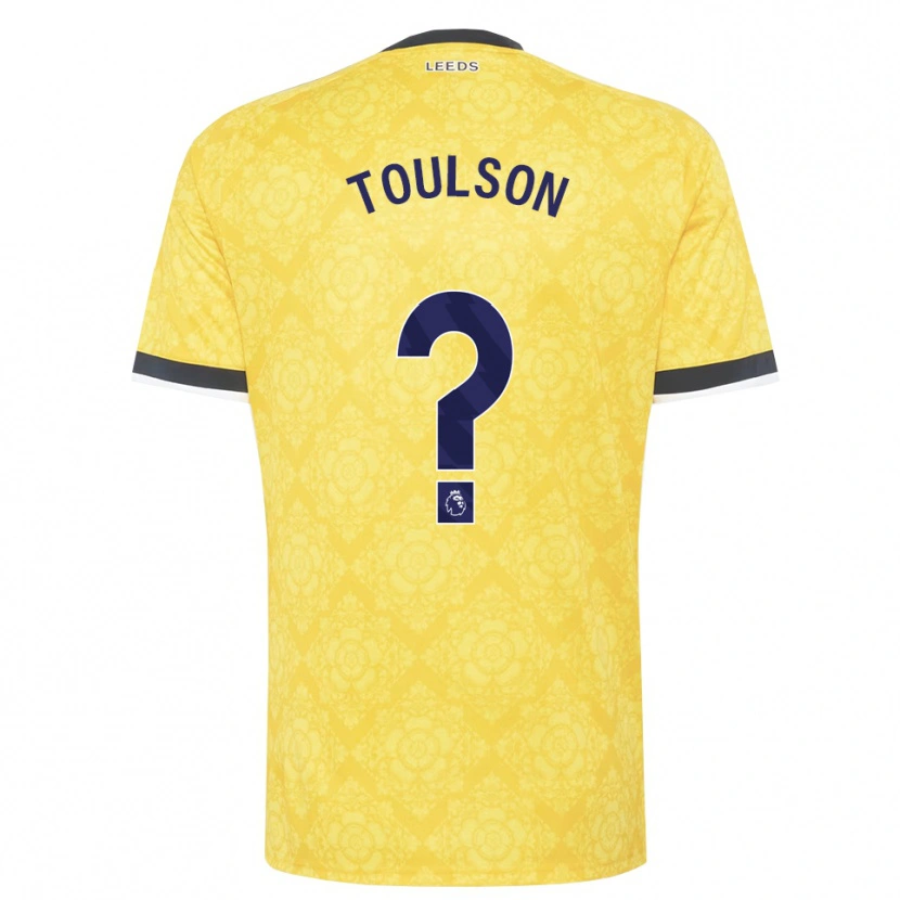 Danxen Kinder Daniel Toulson #0 Gelb Weiß Schwarz Auswärtstrikot Trikot 2026/27 T-Shirt Schweiz