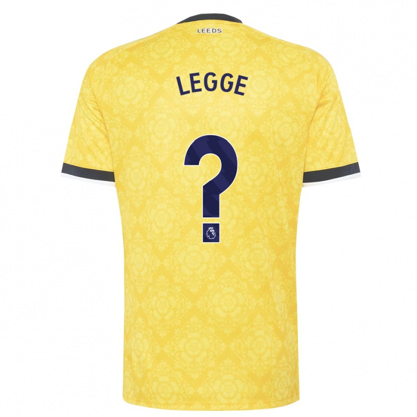 Danxen Kinder Shauna Legge #0 Gelb Weiß Schwarz Auswärtstrikot Trikot 2026/27 T-Shirt Schweiz