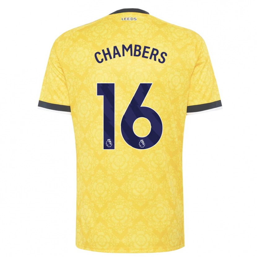 Danxen Kinder Lloyd Chambers #16 Gelb Weiß Schwarz Auswärtstrikot Trikot 2026/27 T-Shirt Schweiz