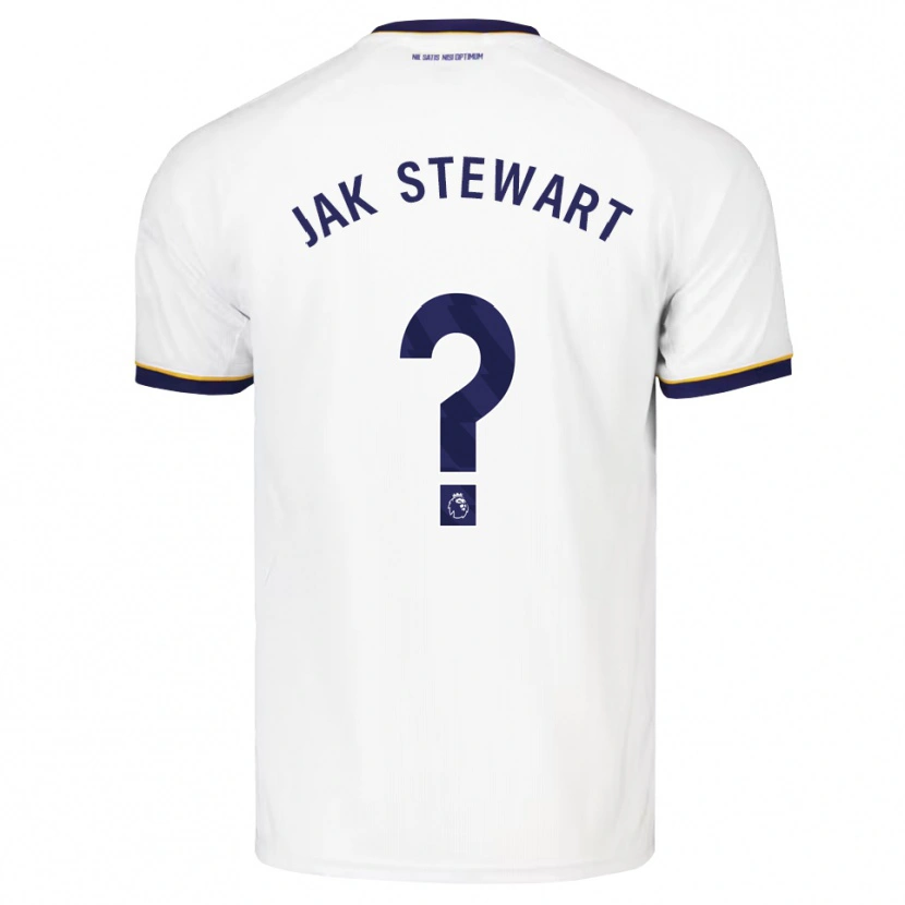 Danxen Kinder Jak Stewart #0 Mitternachtsblau Weiß Gelb Auswärtstrikot Trikot 2026/27 T-Shirt Schweiz