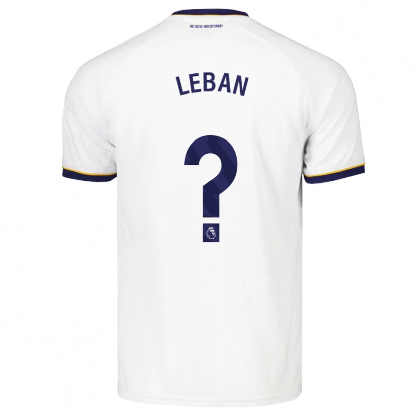 Danxen Kinder Zan-Luk Leban #0 Mitternachtsblau Weiß Gelb Auswärtstrikot Trikot 2026/27 T-Shirt Schweiz
