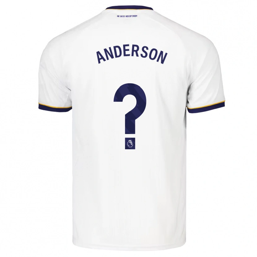 Danxen Kinder Joseph Anderson #0 Mitternachtsblau Weiß Gelb Auswärtstrikot Trikot 2026/27 T-Shirt Schweiz