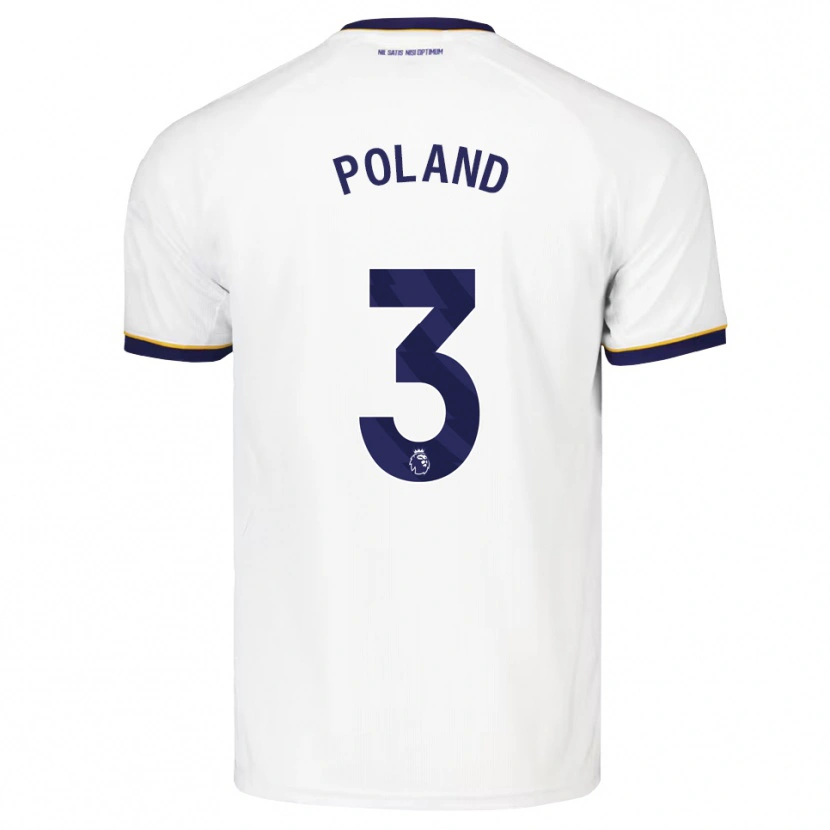 Danxen Kinder Louis Poland #3 Mitternachtsblau Weiß Gelb Auswärtstrikot Trikot 2026/27 T-Shirt Schweiz