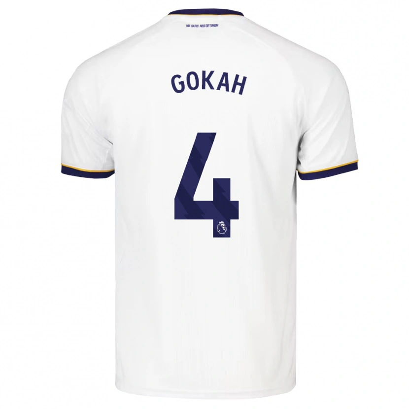 Danxen Kinder Reuben Gokah #4 Mitternachtsblau Weiß Gelb Auswärtstrikot Trikot 2026/27 T-Shirt Schweiz