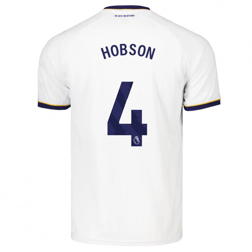 Danxen Kinder Issy Hobson #4 Mitternachtsblau Weiß Gelb Auswärtstrikot Trikot 2026/27 T-Shirt Schweiz