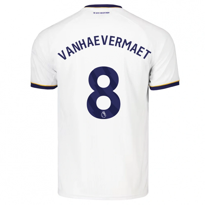 Danxen Kinder Justine Vanhaevermaet #8 Mitternachtsblau Weiß Gelb Auswärtstrikot Trikot 2026/27 T-Shirt Schweiz