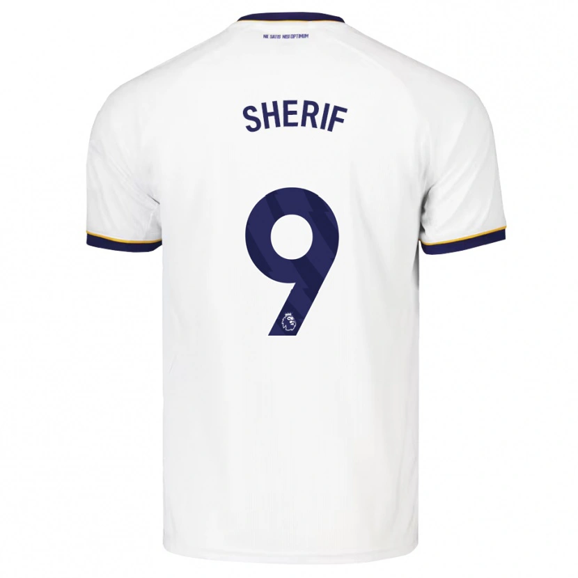 Danxen Kinder Martin Sherif #9 Mitternachtsblau Weiß Gelb Auswärtstrikot Trikot 2026/27 T-Shirt Schweiz