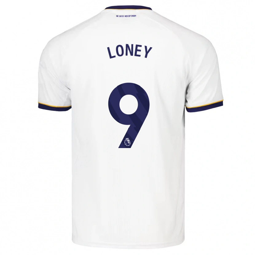 Danxen Kinder Ceiran Loney #9 Mitternachtsblau Weiß Gelb Auswärtstrikot Trikot 2026/27 T-Shirt Schweiz