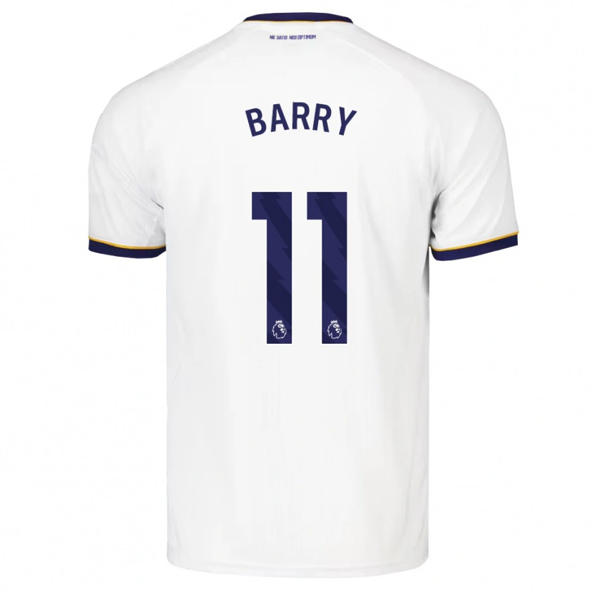 Danxen Kinder Thierno Barry #11 Mitternachtsblau Weiß Gelb Auswärtstrikot Trikot 2026/27 T-Shirt Schweiz
