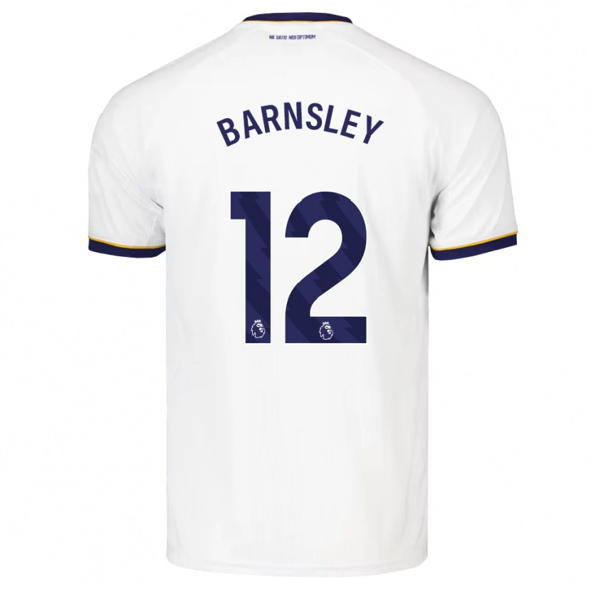 Danxen Kinder Fraser Barnsley #12 Mitternachtsblau Weiß Gelb Auswärtstrikot Trikot 2026/27 T-Shirt Schweiz