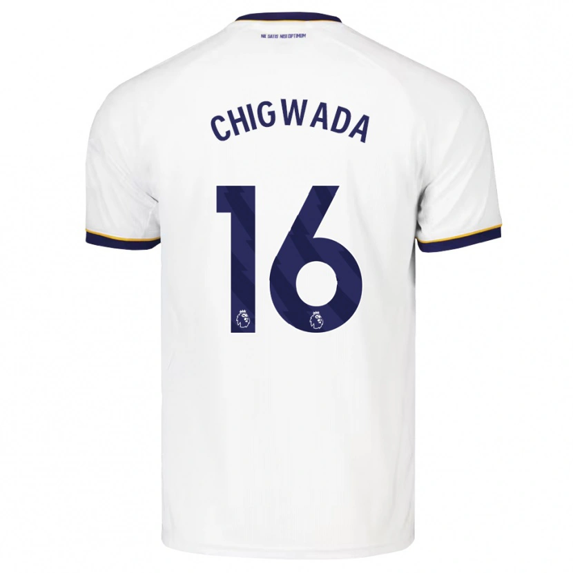 Danxen Kinder Josh Chigwada #16 Mitternachtsblau Weiß Gelb Auswärtstrikot Trikot 2026/27 T-Shirt Schweiz
