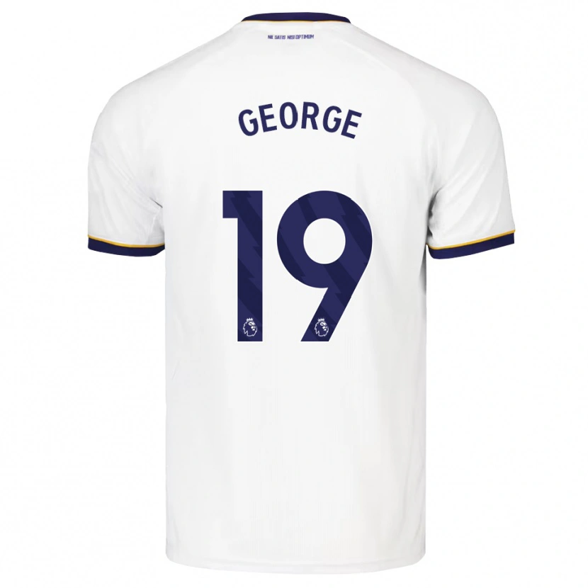 Danxen Kinder Tyrique George #19 Mitternachtsblau Weiß Gelb Auswärtstrikot Trikot 2026/27 T-Shirt Schweiz