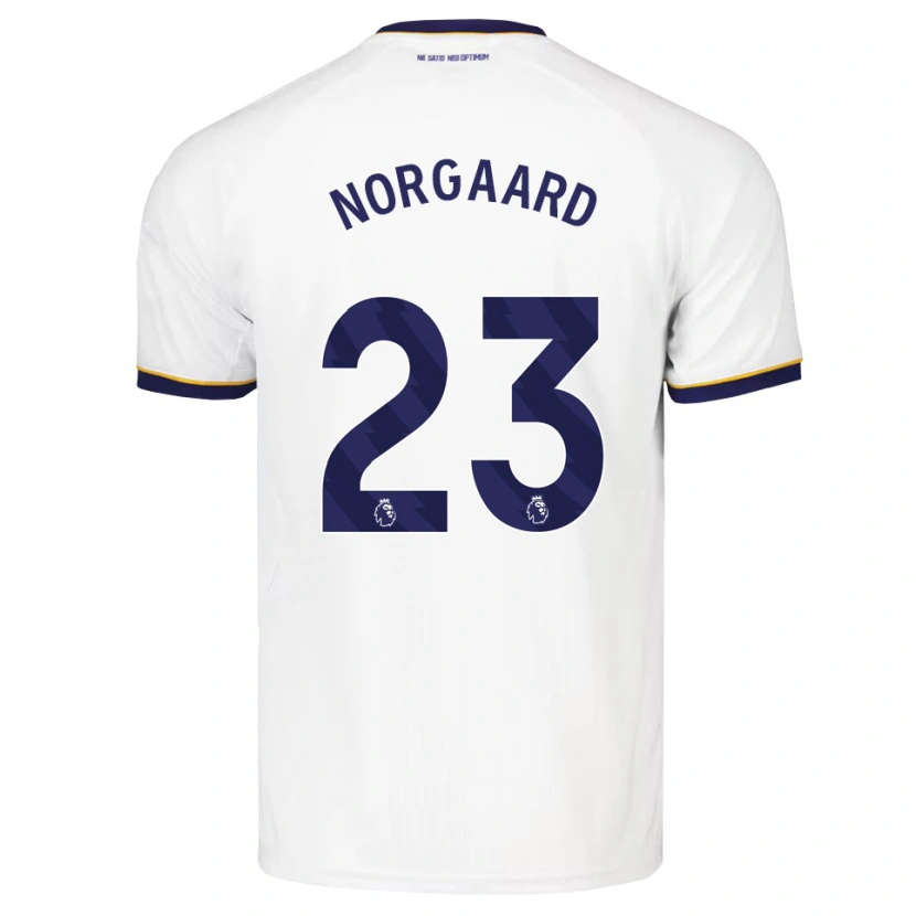 Danxen Kinder Christian Nørgaard #23 Mitternachtsblau Weiß Gelb Auswärtstrikot Trikot 2026/27 T-Shirt Schweiz