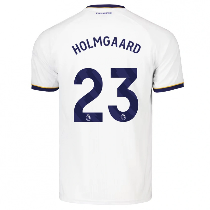 Danxen Kinder Sara Holmgaard #23 Mitternachtsblau Weiß Gelb Auswärtstrikot Trikot 2026/27 T-Shirt Schweiz