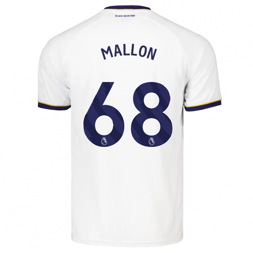 Danxen Kinder Mathew Mallon #68 Mitternachtsblau Weiß Gelb Auswärtstrikot Trikot 2026/27 T-Shirt Schweiz