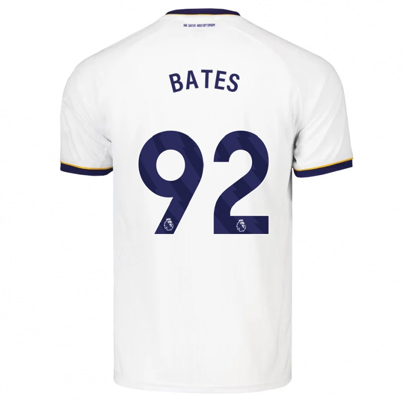 Danxen Kinder Callum Bates #92 Mitternachtsblau Weiß Gelb Auswärtstrikot Trikot 2026/27 T-Shirt Schweiz