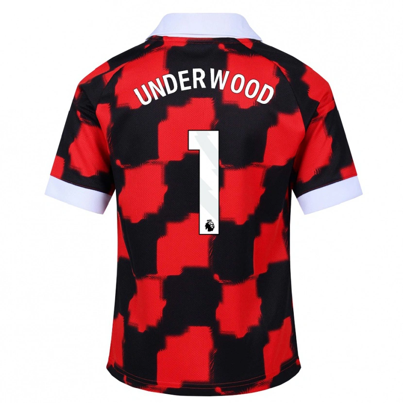 Danxen Kinder Marco Underwood #1 Rot Weiß Schwarz Auswärtstrikot Trikot 2026/27 T-Shirt Schweiz