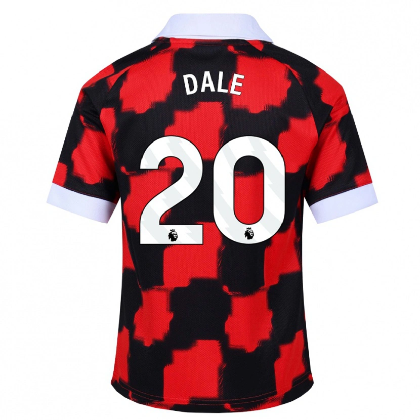 Danxen Kinder Olivia Dale #20 Rot Weiß Schwarz Auswärtstrikot Trikot 2026/27 T-Shirt Schweiz