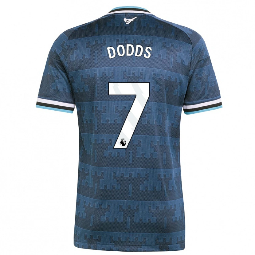 Danxen Kinder Tyler Dodds #7 Gelb Schwarz Blau Auswärtstrikot Trikot 2026/27 T-Shirt Schweiz