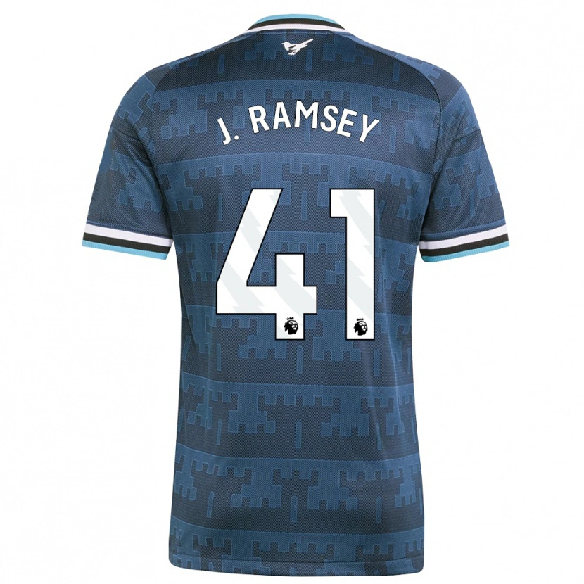Danxen Kinder Jacob Ramsey #41 Gelb Schwarz Blau Auswärtstrikot Trikot 2026/27 T-Shirt Schweiz