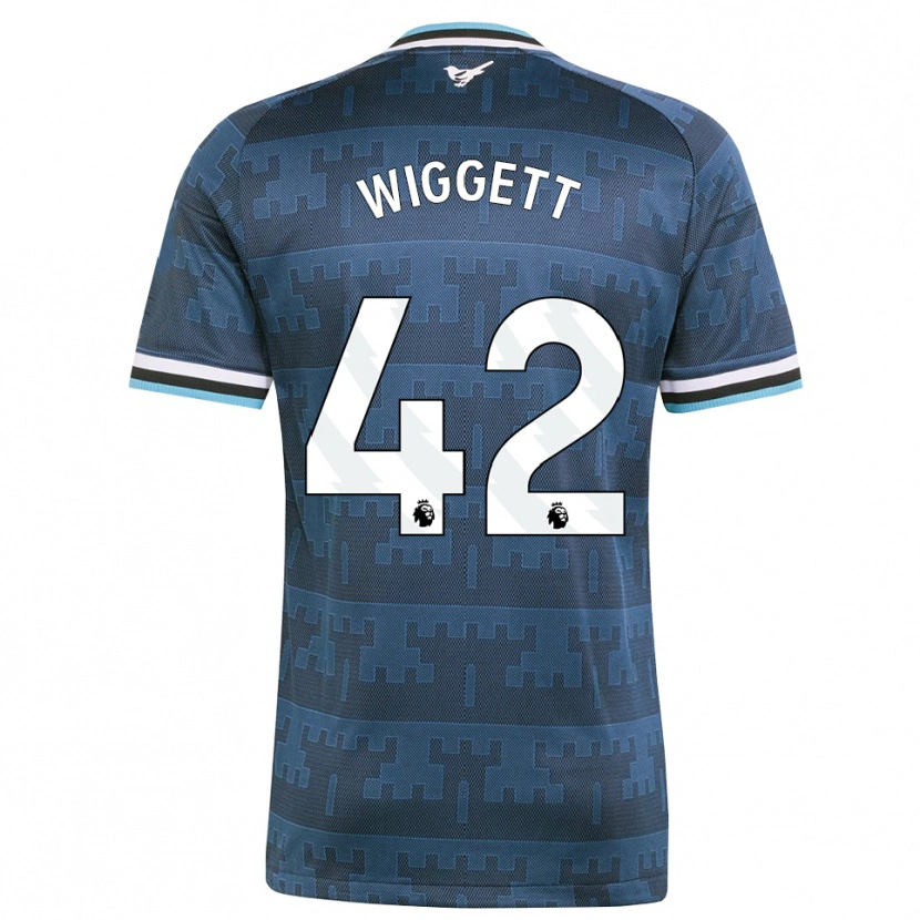 Danxen Kinder Charlie Wiggett #42 Gelb Schwarz Blau Auswärtstrikot Trikot 2026/27 T-Shirt Schweiz