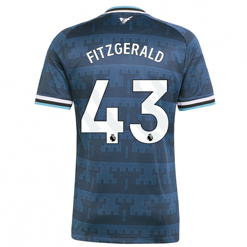Danxen Kinder Kyle Fitzgerald #43 Gelb Schwarz Blau Auswärtstrikot Trikot 2026/27 T-Shirt Schweiz