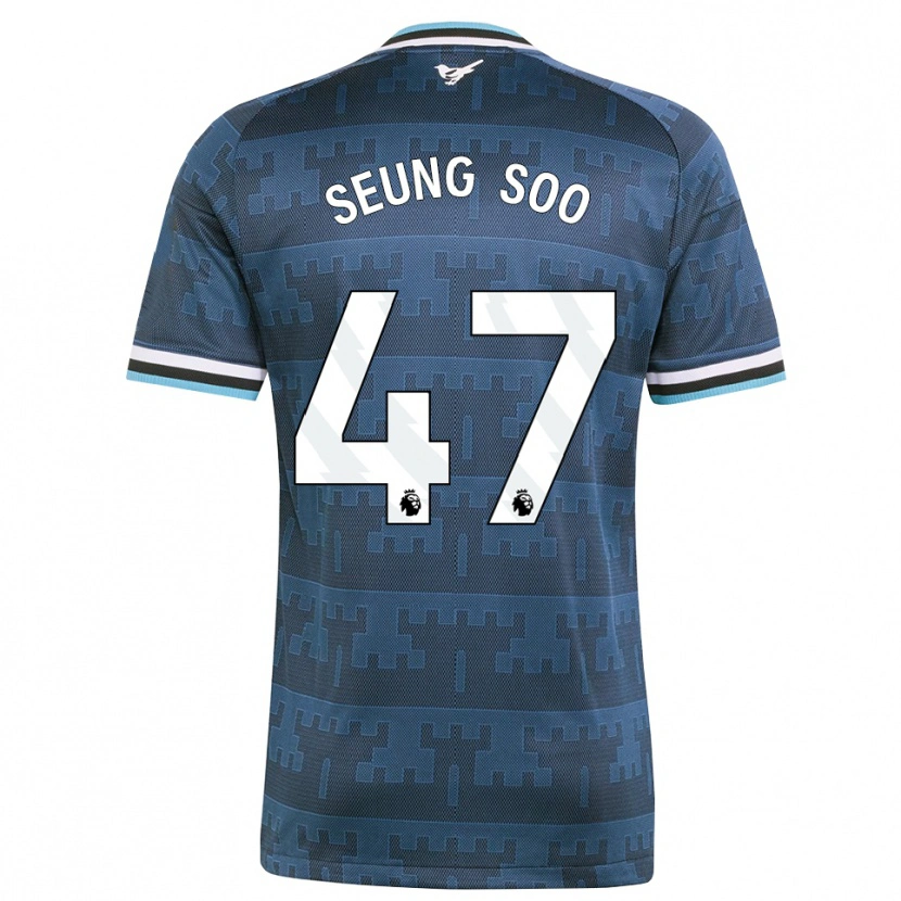 Danxen Kinder Seung-Soo Park #47 Gelb Schwarz Blau Auswärtstrikot Trikot 2026/27 T-Shirt Schweiz