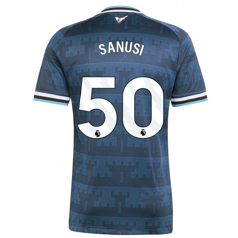Danxen Kinder Trevan Sanusi #50 Gelb Schwarz Blau Auswärtstrikot Trikot 2026/27 T-Shirt Schweiz
