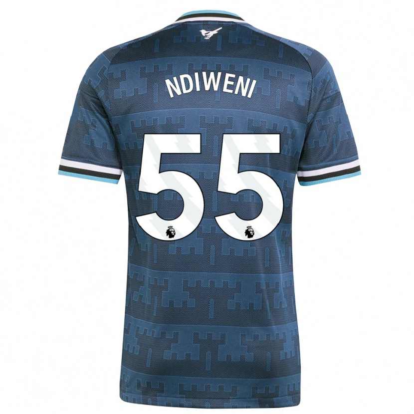 Danxen Kinder Michael Ndiweni #55 Gelb Schwarz Blau Auswärtstrikot Trikot 2026/27 T-Shirt Schweiz