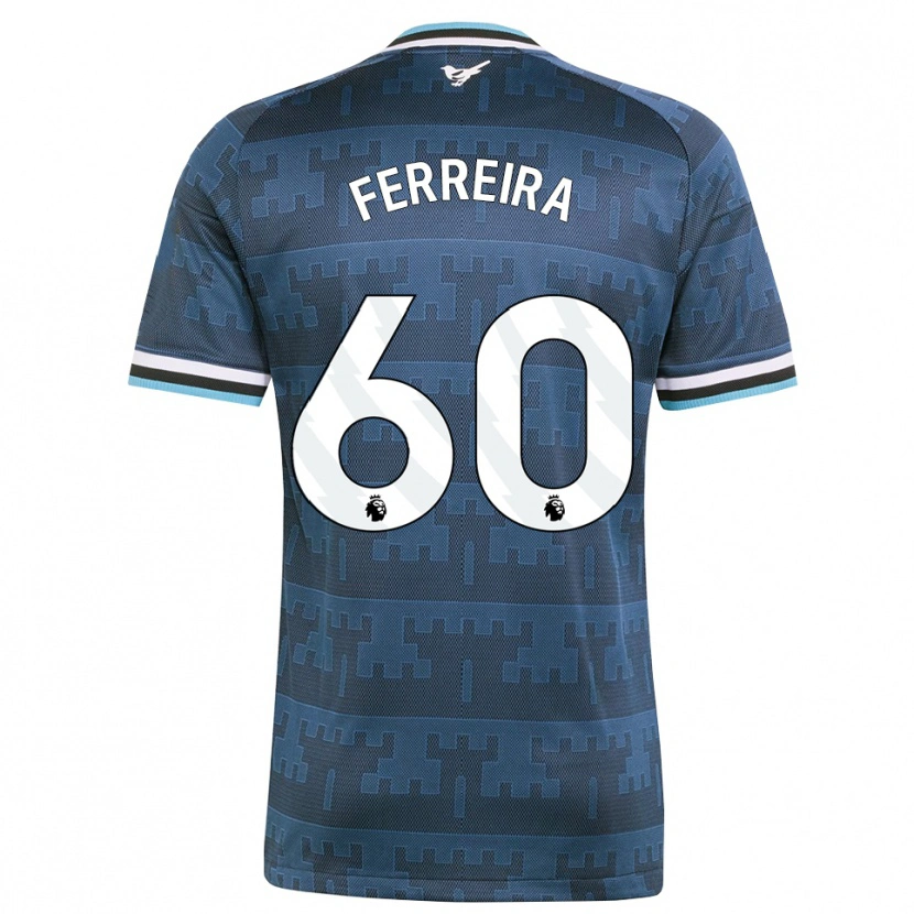 Danxen Kinder Matheos Ferreira #60 Gelb Schwarz Blau Auswärtstrikot Trikot 2026/27 T-Shirt Schweiz