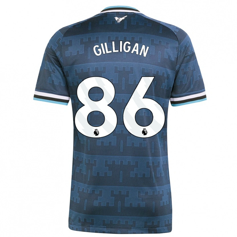Danxen Kinder Luke Gilligan #86 Gelb Schwarz Blau Auswärtstrikot Trikot 2026/27 T-Shirt Schweiz