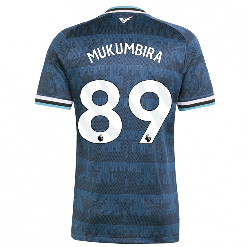 Danxen Kinder Leon Mukumbira #89 Gelb Schwarz Blau Auswärtstrikot Trikot 2026/27 T-Shirt Schweiz