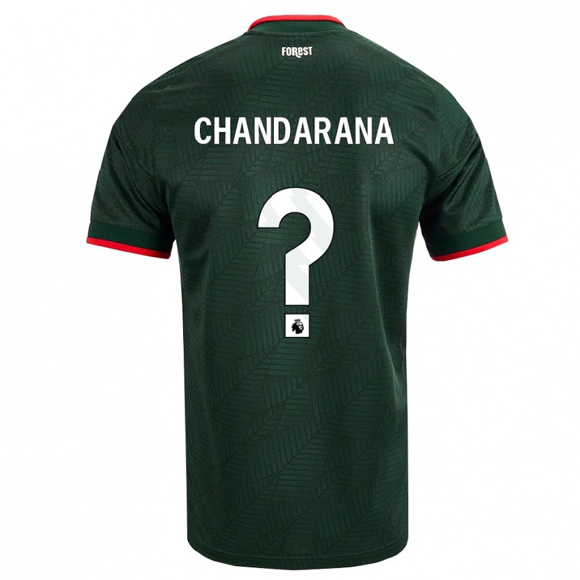 Danxen Kinder Millie Chandarana #0 Dunkelgrün Rot Auswärtstrikot Trikot 2026/27 T-Shirt Schweiz